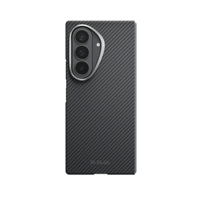 PITAKA - Classic 600D Black/Grey (Twill) Edge Case for Galaxy Z Fold8 Ultra - Ultracienkie Etui do Samsunga