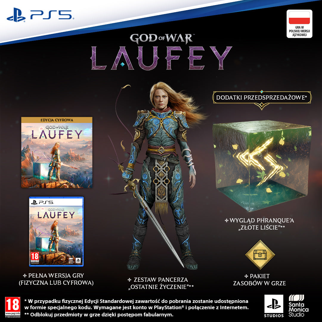 Sony PlayStation - God of War Laufey™ Edycja Standardowa - Gra na PlayStation 5 z Polskim Dubbingiem