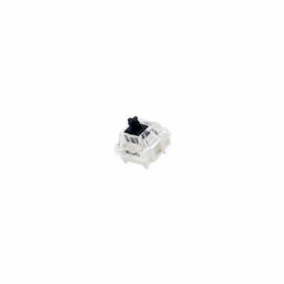Czarny switch mechaniczny Gateron G Pro 2.0 na białym tle do klawiatury.