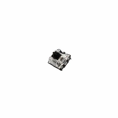 Czarny switch optyczny Gateron do klawiatury mechanicznej, widok z góry