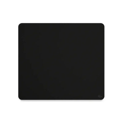 Czarna podkładka pod mysz gamingowa, prostokątna do biura lub komputera