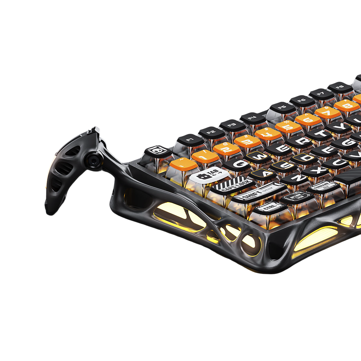 GravaStar - Mercury K1 Pro CyberFlare Wireless Mechanical Keyboard - Bezprzewodowa Klawiatura Mechaniczna