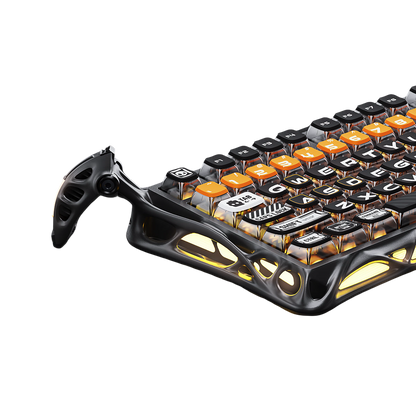 GravaStar - Mercury K1 Pro CyberFlare Wireless Mechanical Keyboard - Bezprzewodowa Klawiatura Mechaniczna