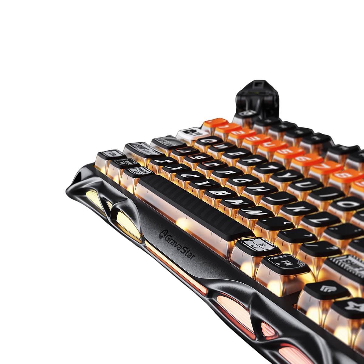 GravaStar - Mercury K1 Pro CyberFlare Wireless Mechanical Keyboard - Bezprzewodowa Klawiatura Mechaniczna