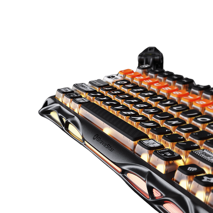 GravaStar - Mercury K1 Pro CyberFlare Wireless Mechanical Keyboard - Bezprzewodowa Klawiatura Mechaniczna