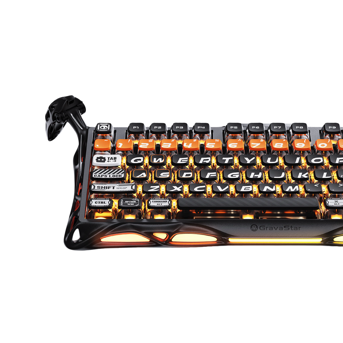 GravaStar - Mercury K1 Pro CyberFlare Wireless Mechanical Keyboard - Bezprzewodowa Klawiatura Mechaniczna