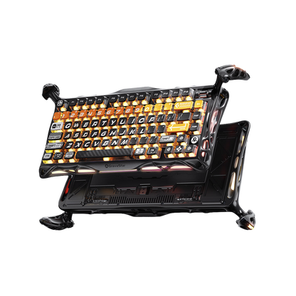GravaStar - Mercury K1 Pro CyberFlare Wireless Mechanical Keyboard - Bezprzewodowa Klawiatura Mechaniczna