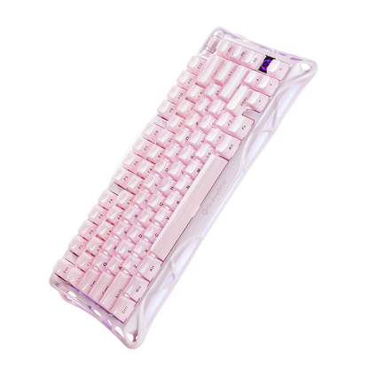 GravaStar - Mercury K1 Sakura Pink Wireless Mechanical Keyboard - Bezprzewodowa Klawiatura Mechaniczna