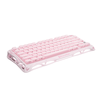GravaStar - Mercury K1 Sakura Pink Wireless Mechanical Keyboard - Bezprzewodowa Klawiatura Mechaniczna