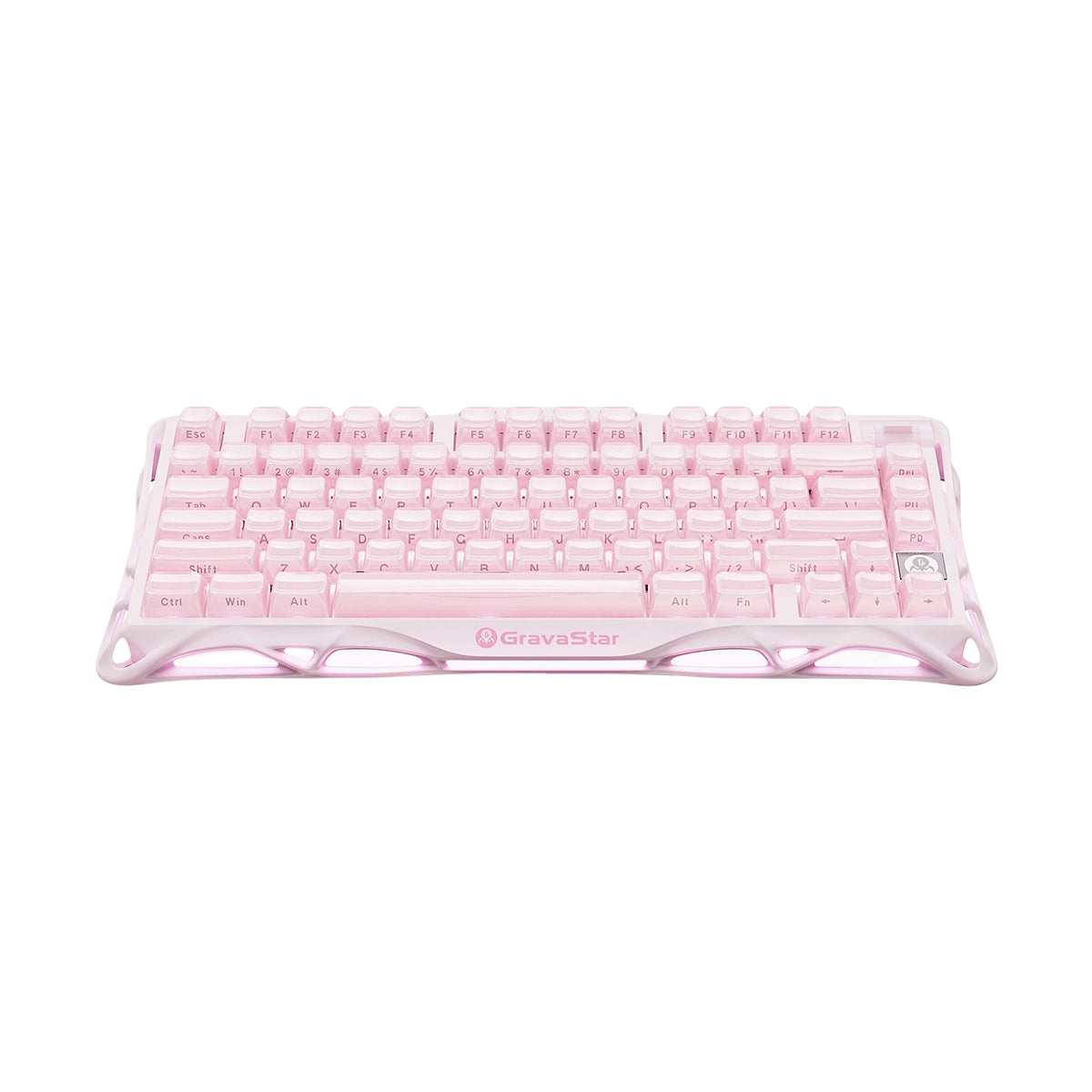 GravaStar - Mercury K1 Sakura Pink Wireless Mechanical Keyboard - Bezprzewodowa Klawiatura Mechaniczna
