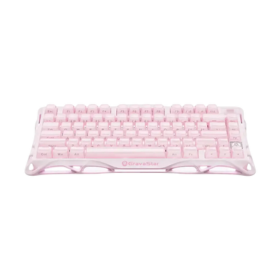 GravaStar - Mercury K1 Sakura Pink Wireless Mechanical Keyboard - Bezprzewodowa Klawiatura Mechaniczna