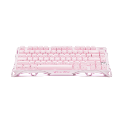 GravaStar - Mercury K1 Sakura Pink Wireless Mechanical Keyboard - Bezprzewodowa Klawiatura Mechaniczna
