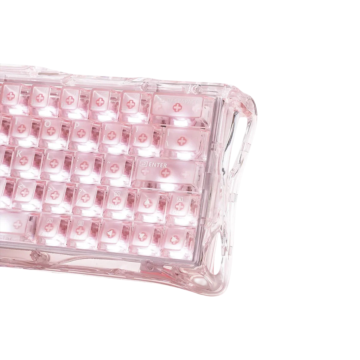 GravaStar - Mercury V60 Crystal Rose Magnetic Keyboard - Magnetyczna Klawiatura Gamingowa