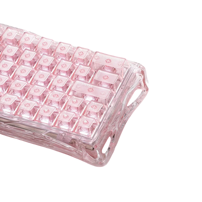 GravaStar - Mercury V60 Crystal Rose Magnetic Keyboard - Magnetyczna Klawiatura Gamingowa
