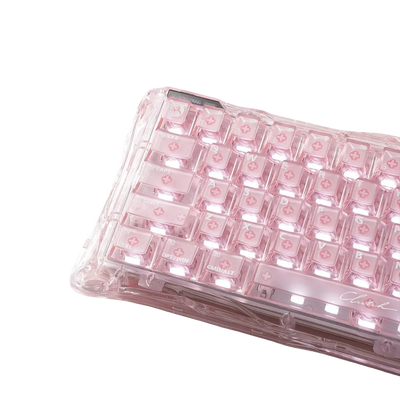 GravaStar - Mercury V60 Crystal Rose Magnetic Keyboard - Magnetyczna Klawiatura Gamingowa