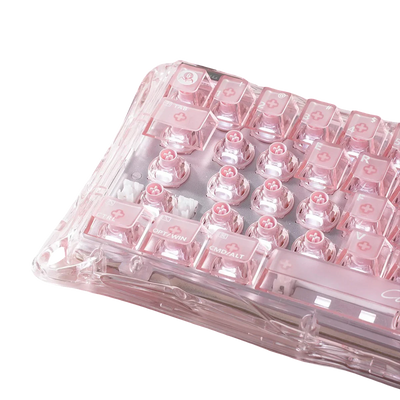 GravaStar - Mercury V60 Crystal Rose Magnetic Keyboard - Magnetyczna Klawiatura Gamingowa