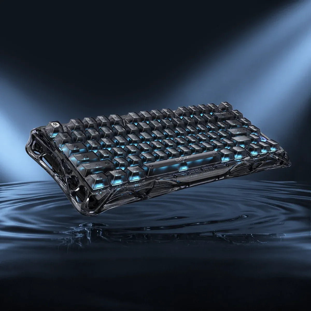 GravaStar - Mercury V75 Lite Onyx Crystal HE Keyboard - Klawiatura Magnetyczna Gamingowa