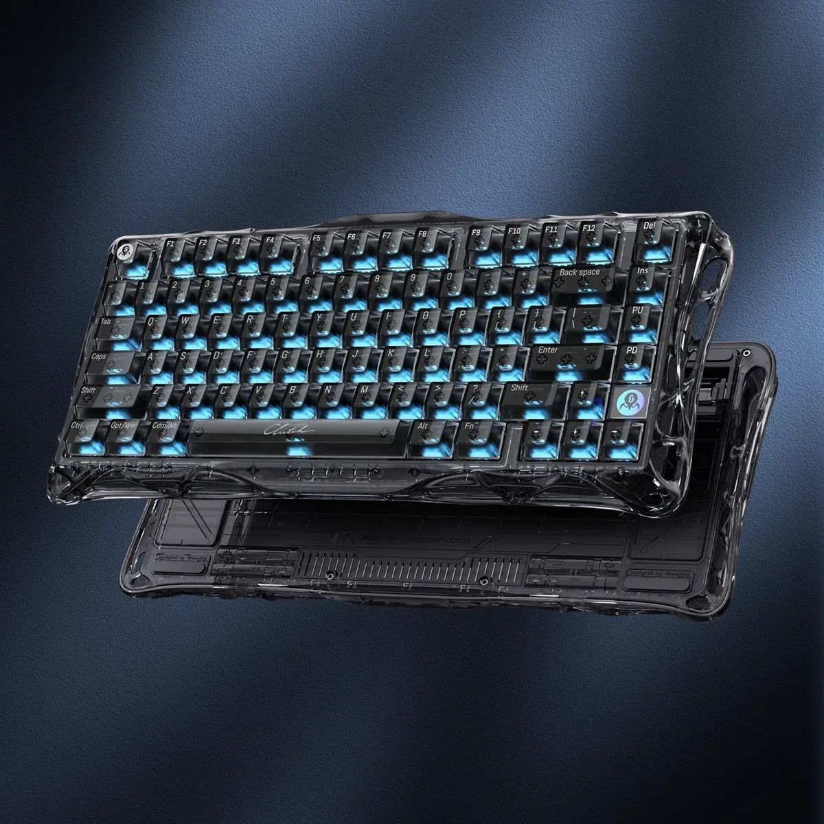 GravaStar - Mercury V75 Lite Onyx Crystal HE Keyboard - Klawiatura Magnetyczna Gamingowa