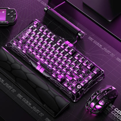GravaStar - Mercury V75 Lite Transparent Black Wired Magnetic Keyboard - Przewodowa Klawiatura Magnetyczna