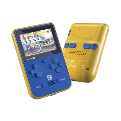 Evercade - Hyper Mega Tech Super Pocket Capcom Edition - Konsola Retro z Zestawem Gier