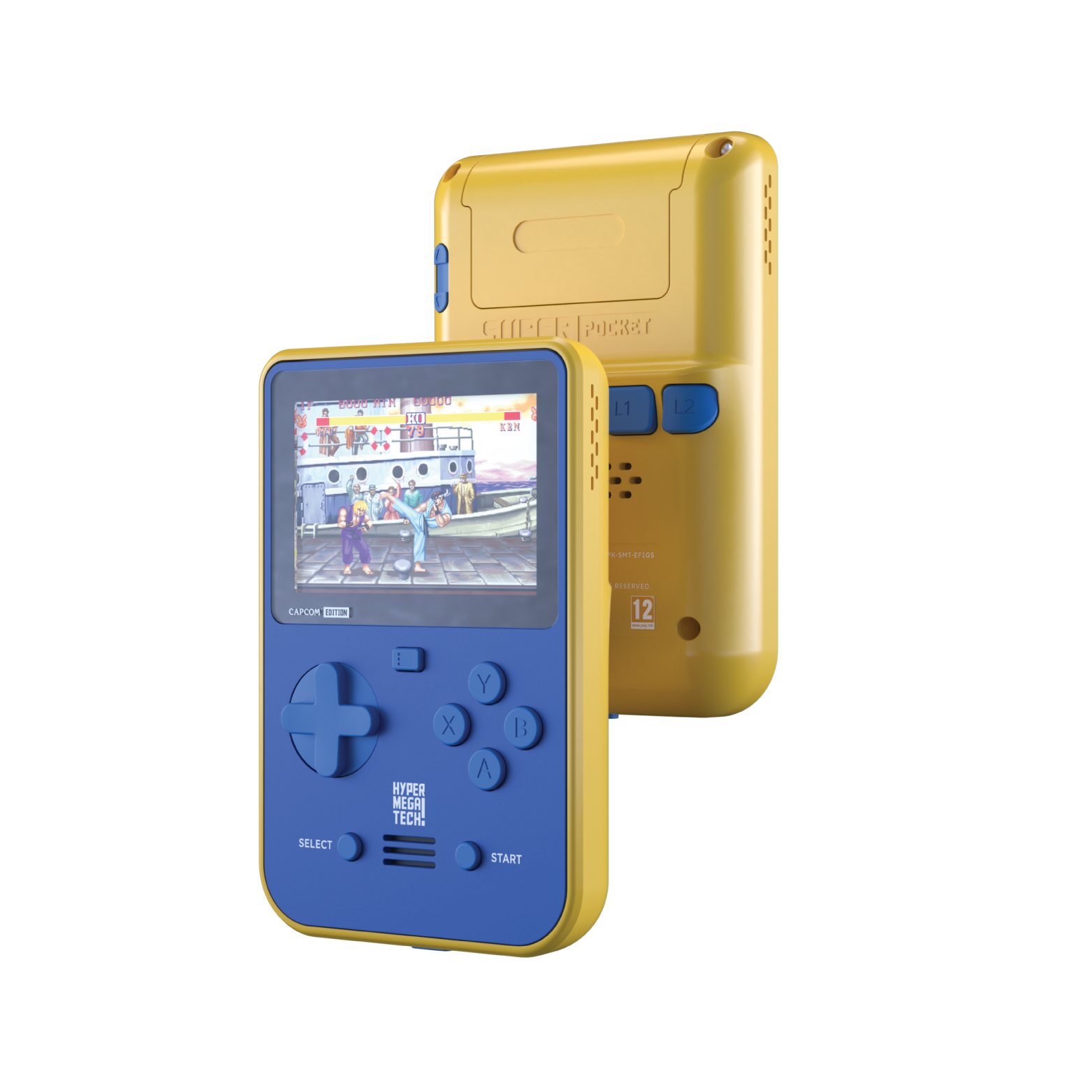 Evercade - Hyper Mega Tech Super Pocket Capcom Edition - Konsola Retro z Zestawem Gier