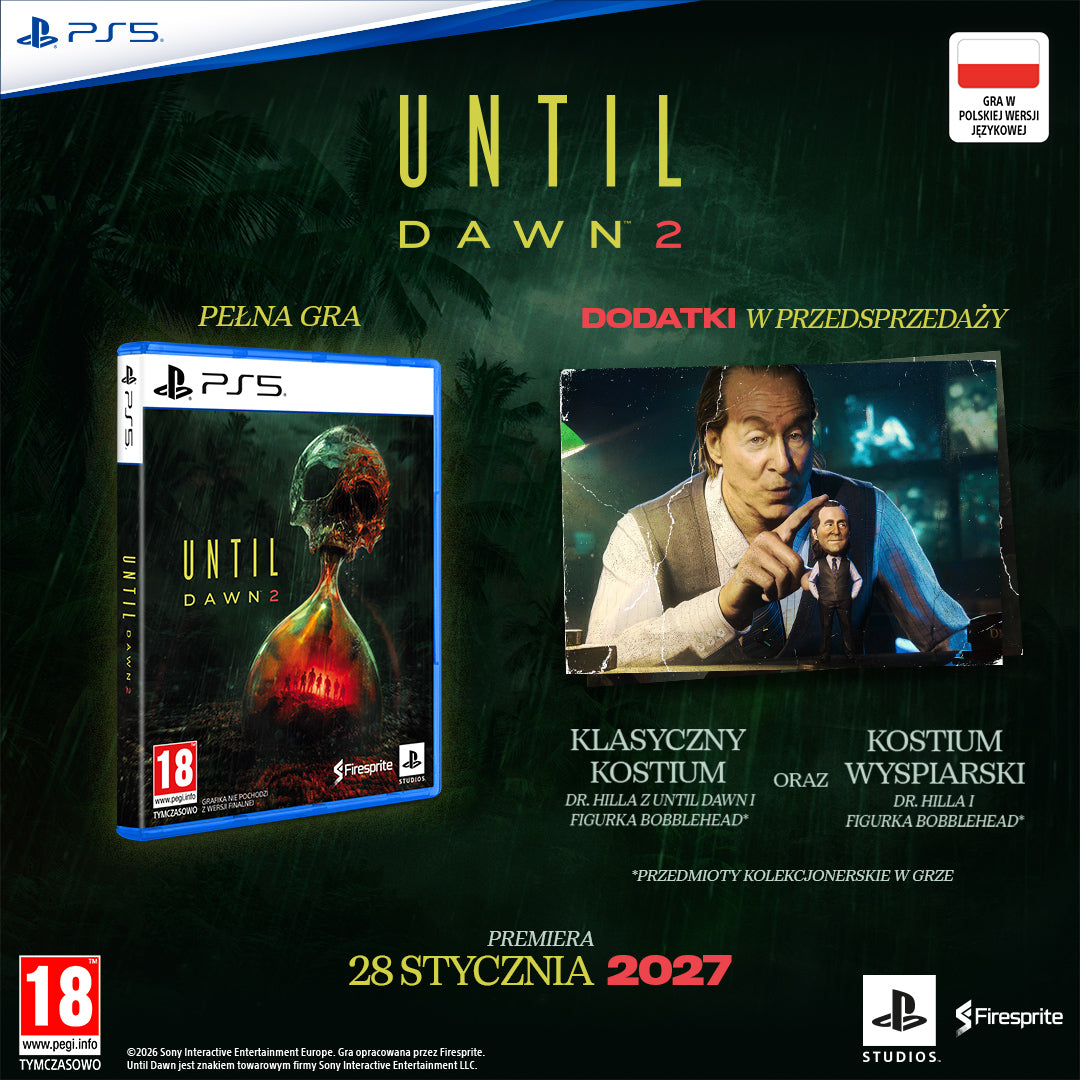 Sony PlayStation - Until Dawn 2 Edycja Standardowa - Gra na PlayStation 5 z Polskim Dubbingiem