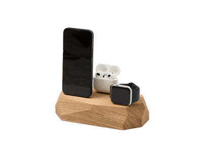 Oakywood - Triple Dock - Potrójna Stacja dokująca - iPhone, Apple Watch & AirPods