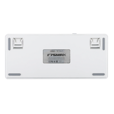 AULA - F75 MAX Mechanical Keyboard with TFT Screen - Klawiatura Mechaniczna - White + Blue