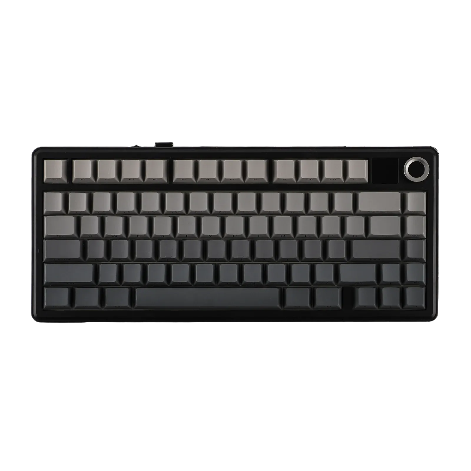 AULA - F75 MAX Mechanical Keyboard with TFT Screen - Klawiatura Mechaniczna - Gradient Grey Side-Engraved