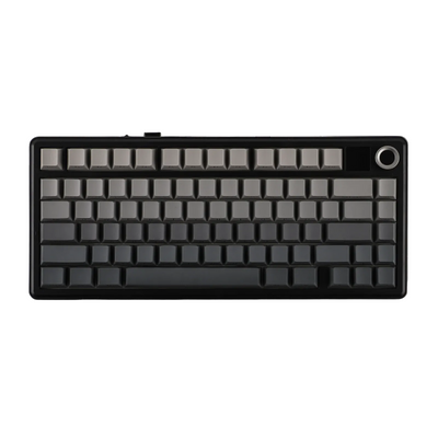 AULA - F75 MAX Mechanical Keyboard with TFT Screen - Klawiatura Mechaniczna - Gradient Grey Side-Engraved