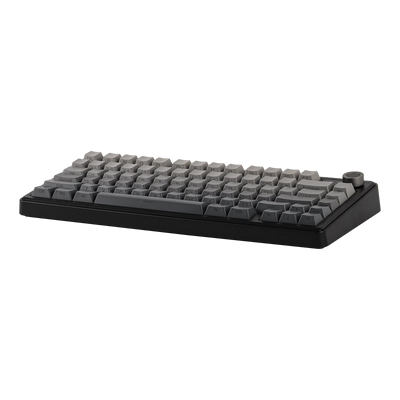 AULA - F75 MAX Mechanical Keyboard with TFT Screen - Klawiatura Mechaniczna - Gradient Grey Side-Engraved