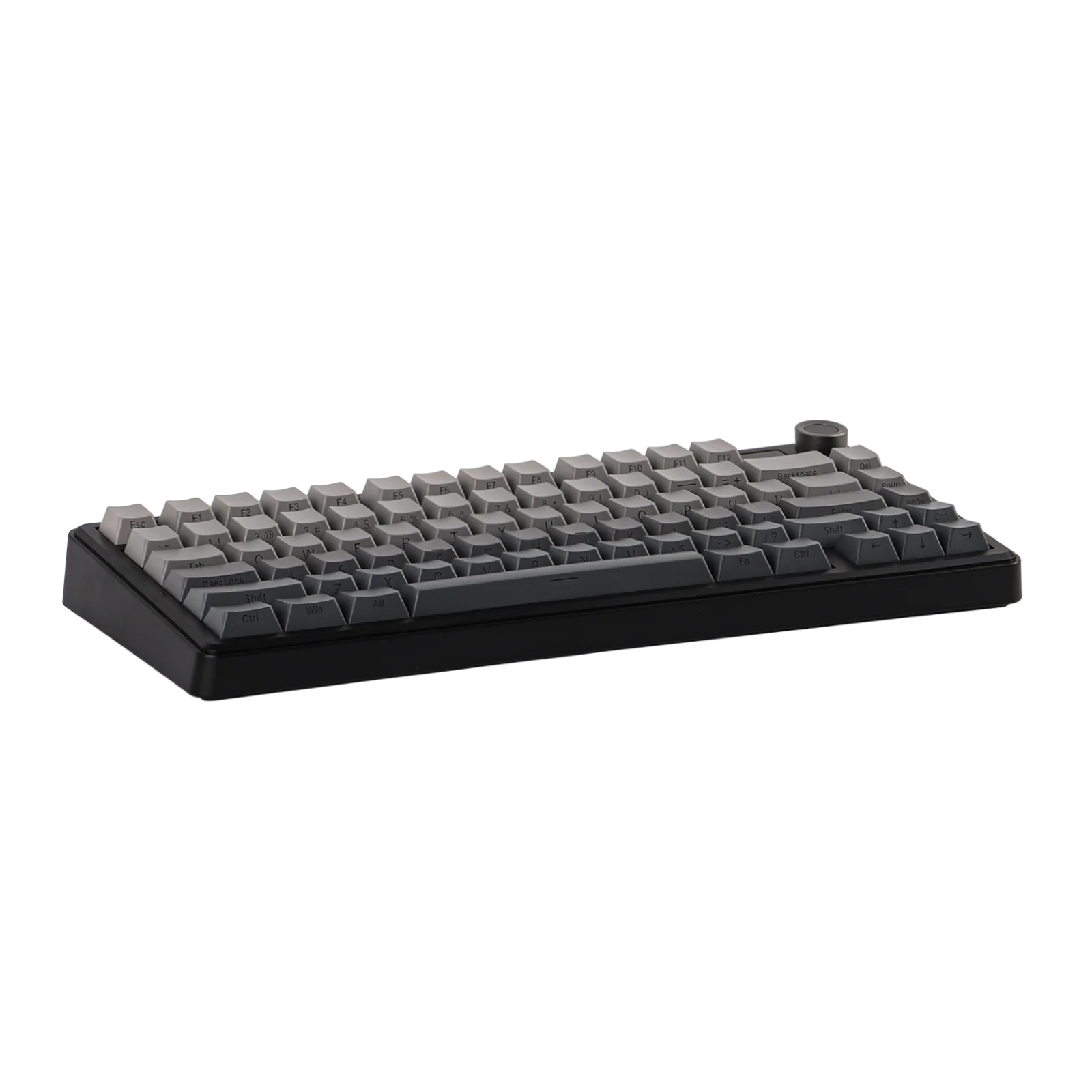 AULA - F75 MAX Mechanical Keyboard with TFT Screen - Klawiatura Mechaniczna - Gradient Grey Side-Engraved