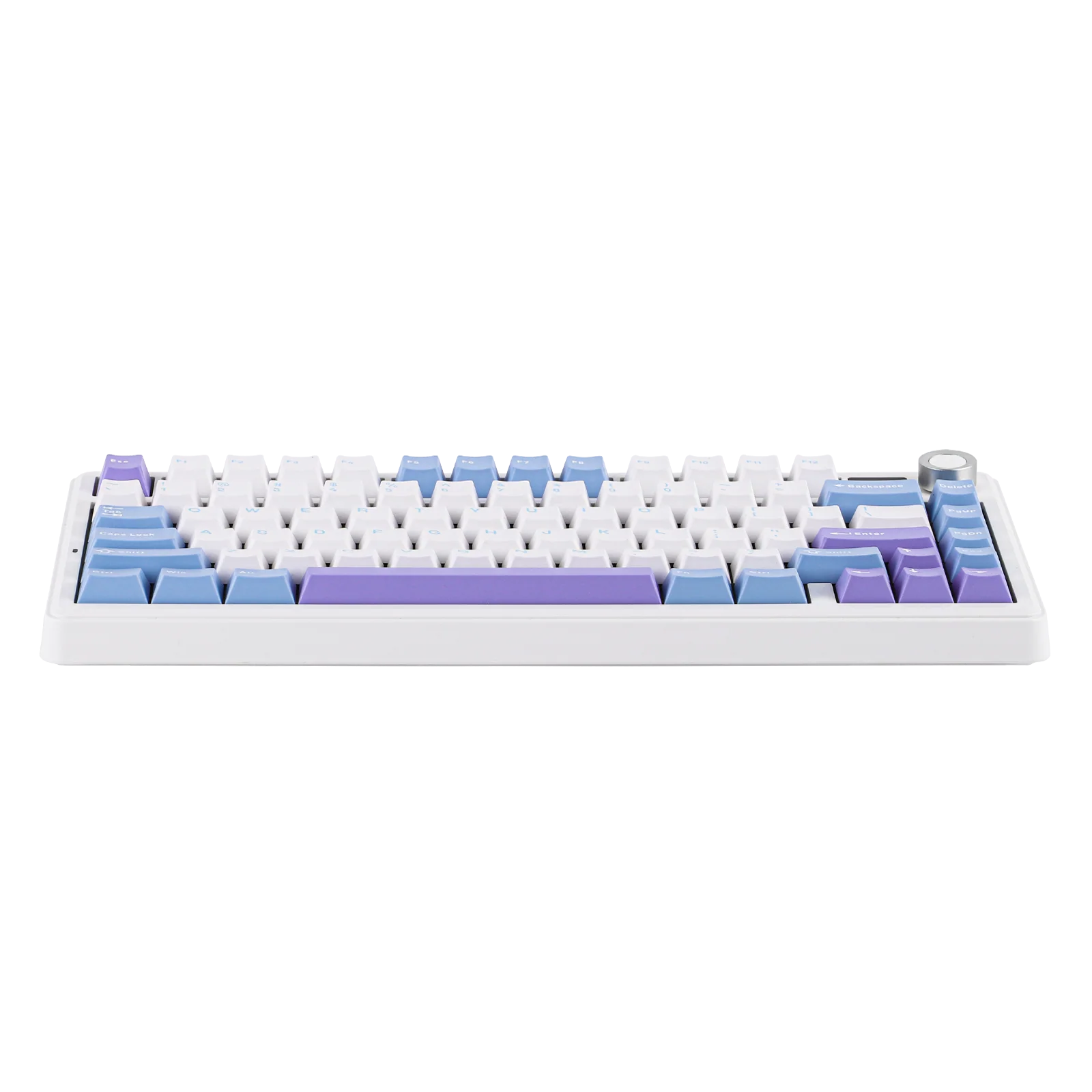 AULA - F75 MAX Mechanical Keyboard with TFT Screen - Klawiatura Mechaniczna - White + Blue
