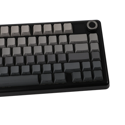 AULA - F75 MAX Mechanical Keyboard with TFT Screen - Klawiatura Mechaniczna - Gradient Grey Side-Engraved