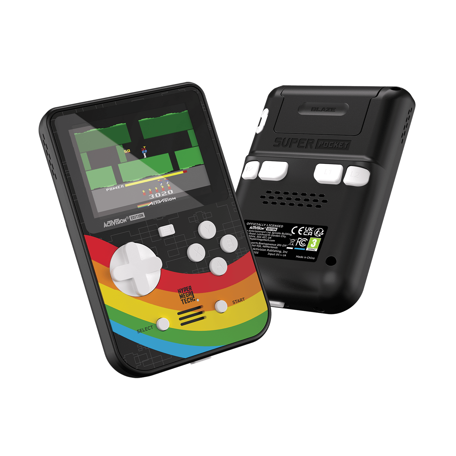 Evercade - Hyper Mega Tech Super Pocket Activision Edition - Konsola Retro z Zestawem Gier
