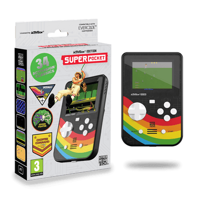 Evercade - Hyper Mega Tech Super Pocket Activision Edition - Konsola Retro z Zestawem Gier