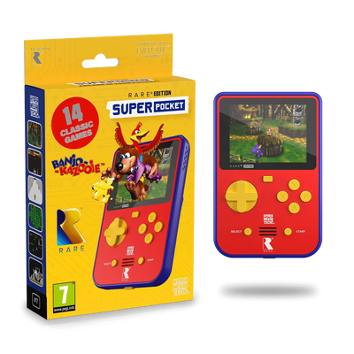 Evercade - Hyper Mega Tech Super Pocket Rare Edition - Konsola Retro z Zestawem Gier