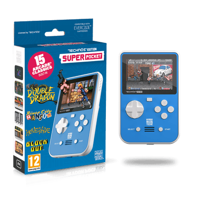 Evercade - Hyper Mega Tech Super Pocket Technos Edition - Konsola Retro z Zestawem Gier