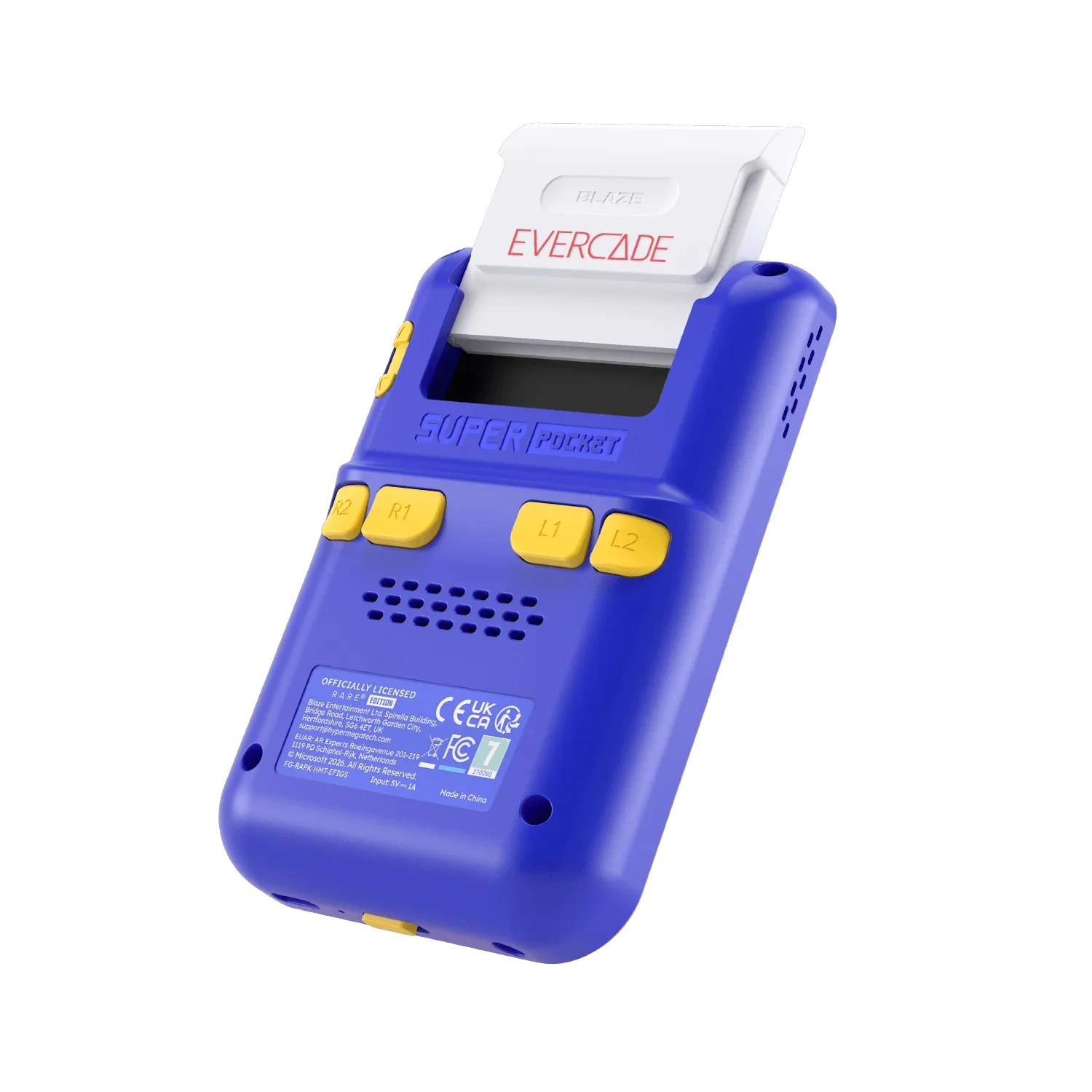 Evercade - Hyper Mega Tech Super Pocket Rare Edition - Konsola Retro z Zestawem Gier