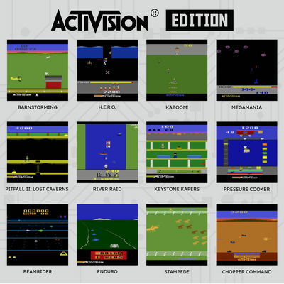Evercade - Hyper Mega Tech Super Pocket Activision Edition - Konsola Retro z Zestawem Gier