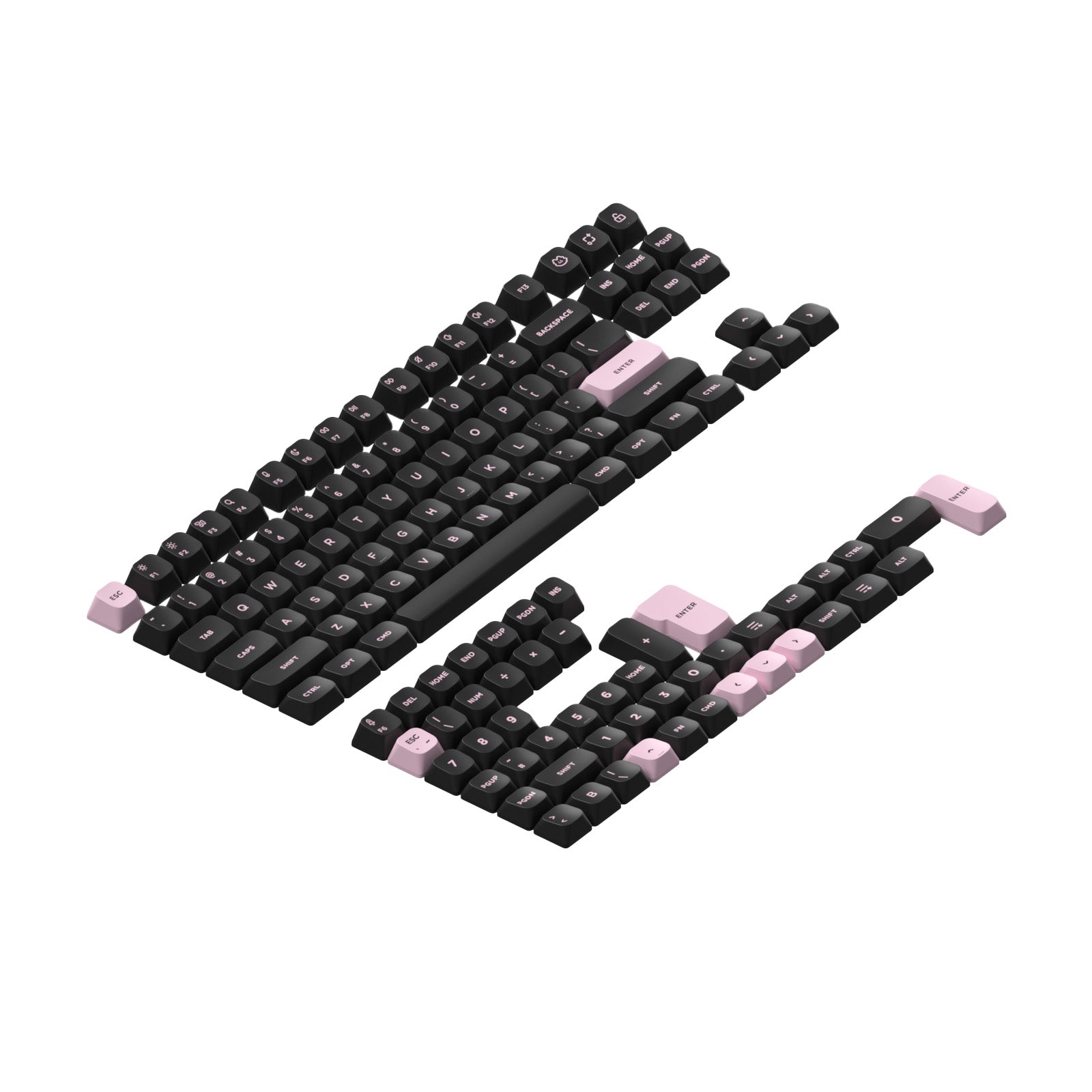 Nuphy - Gem mSA Double-shot PBT Keycaps - Nasadki do klawiatury mechanicznej