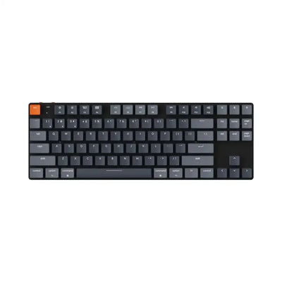 Klawiatura mechaniczna RGB w układzie kompaktowym, ciemnoszare klawisze, pomarańczowy ESC