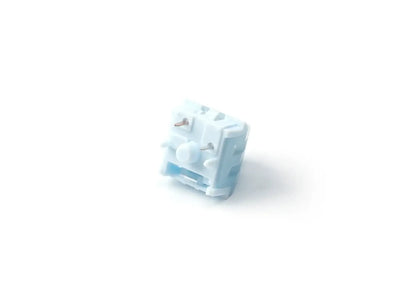 Biały switch mechaniczny Kailh Box Winter 5-pinowy do klawiatury, widok z góry