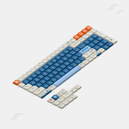 Nuphy - Shiokaze nSA Dye-sub PBT Keycaps - Nasadki do klawiatury mechanicznej