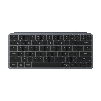 Bezprzewodowa klawiatura mechaniczna 75%, ultra slim, szara, do Mac, Windows, Android