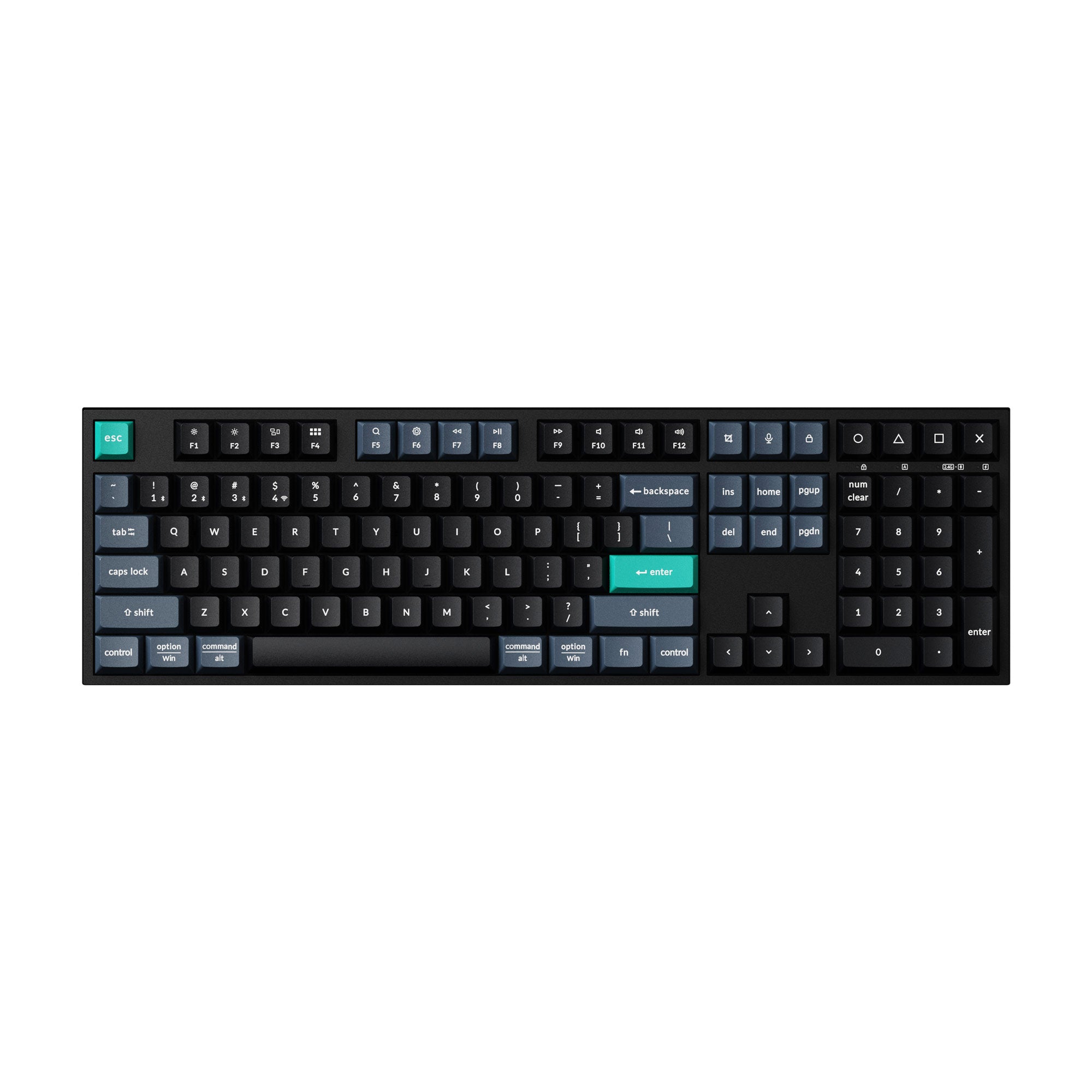Keychron B36 Wireless Keyboard Deep Black
