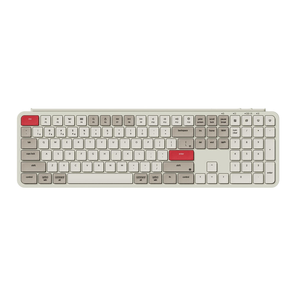 Keychron - B6 Pro Ultra-Slim Wireless Keyboard - Niskoprofilowa Klawiatura Bezprzewodowa