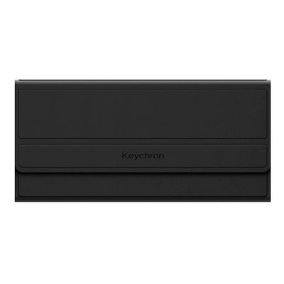 Czarne etui ochronne na klawiaturę Keychron K3 Max, minimalistyczny design, akcesoria biurowe