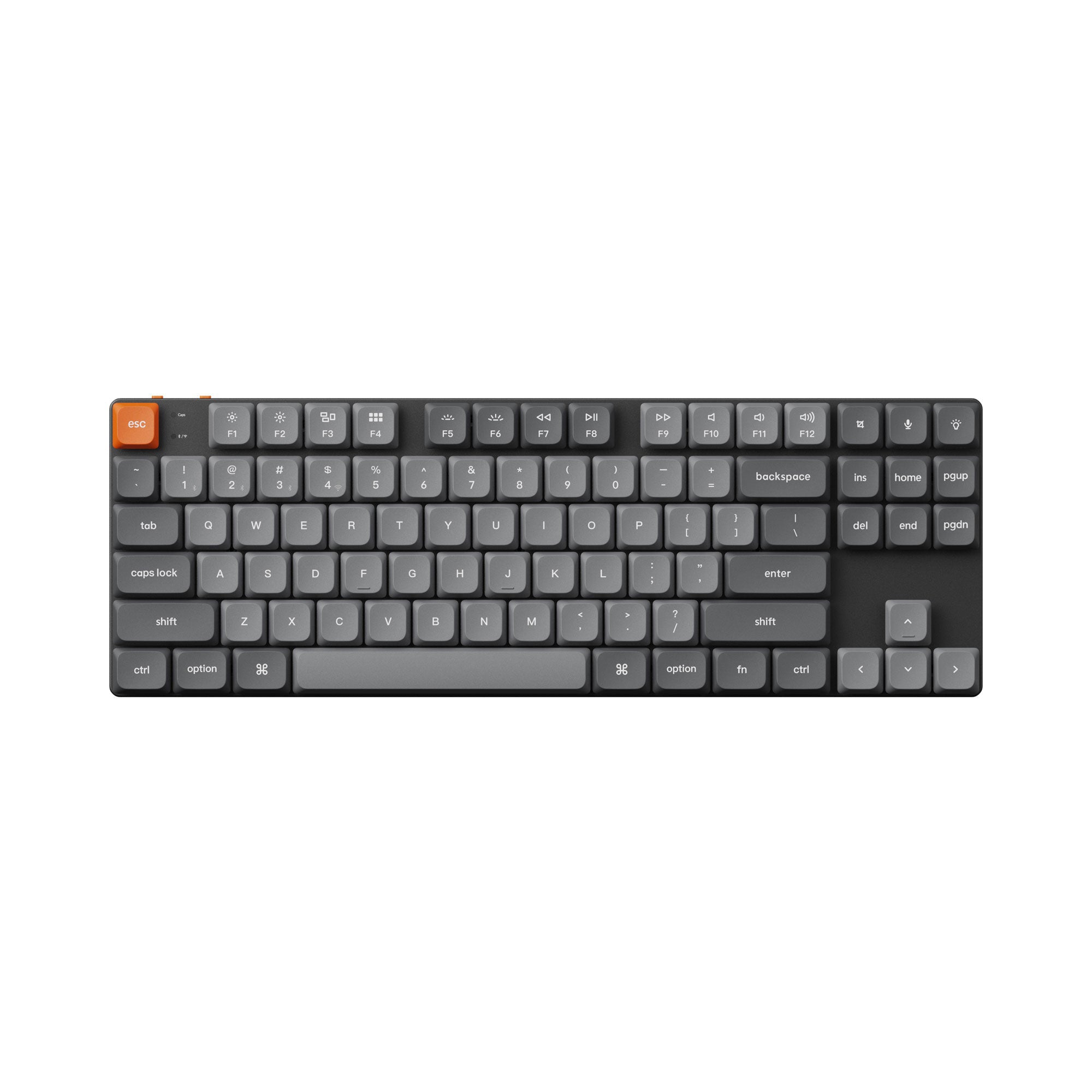 Keychron - K1 Max QMK/VIA Wireless Custom Mechanical Keyboard - Niskoprofilowa Bezprzewodowa Klawiatura Mechaniczna