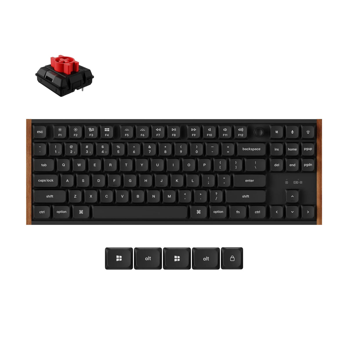 Keychron - K1 Ultra 8k Wireless Custom Mechanical Keyboard - Klawiatura Mechaniczna